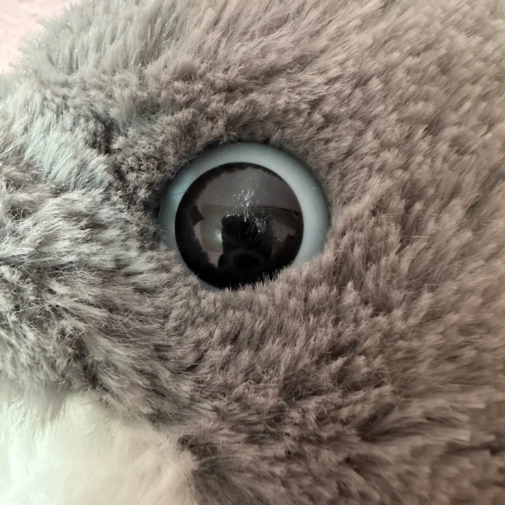 Aurora Taddle Toes Gray Shark Plush 12” Heart Shaped tail Stuffed Animal